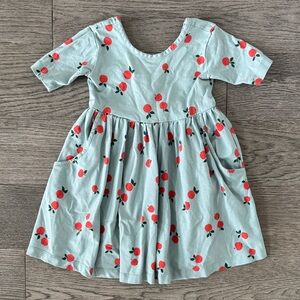 🌼HANNA ANDERSSON🌼 Apple Pattern Dress, Size 3T
